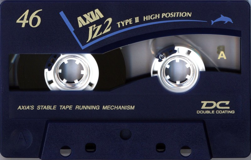 Compact Cassette AXIA J`z 2 46 "JZ2F 46" Type II Chrome 1996 Japan