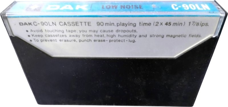 Compact Cassette DAK 90 Type I Normal 1970 Hong Kong
