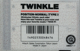 Compact Cassette Hitachi Twinkle 46 Type I Normal 1986 Japan