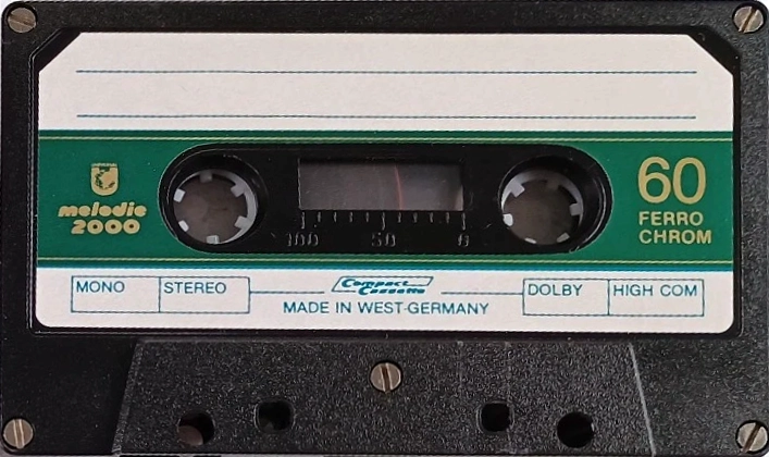 Compact Cassette Melodie 2000 60 Type III Ferro Chrome 1985 Germany