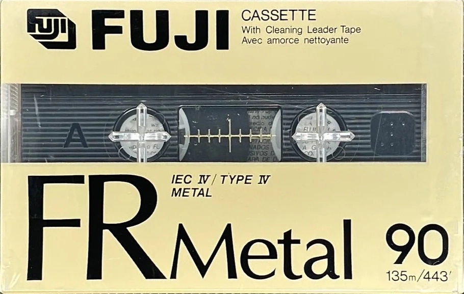 Compact Cassette Fuji FR Metal 90 Type IV Metal 1989 North America