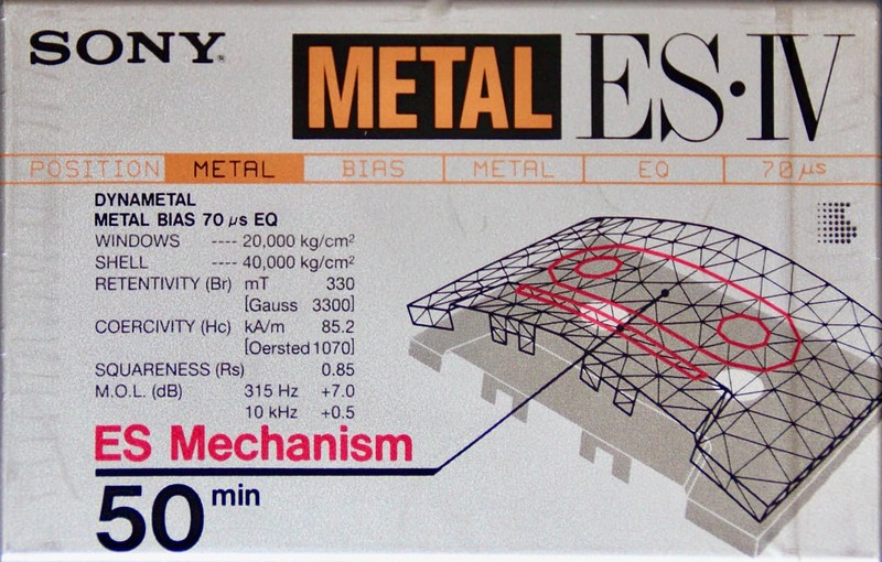 Compact Cassette: Sony  - Metal ES-IV 50