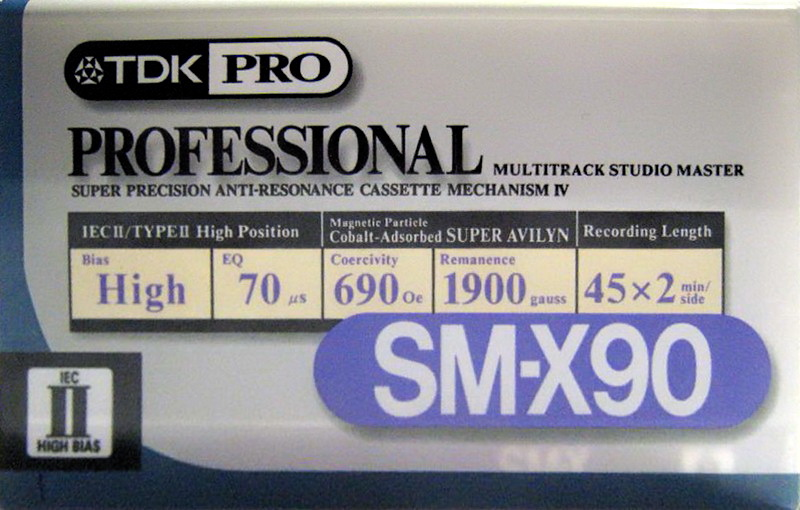 Compact Cassette: TDK  - Professional 90