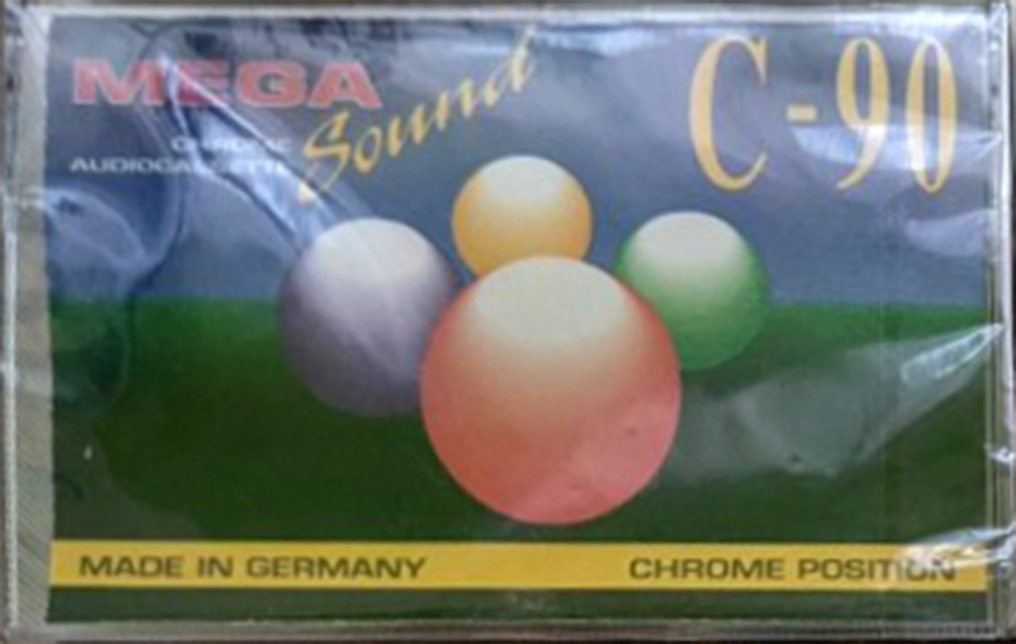 Compact Cassette Mega Sound 90 Type II Chrome 1997 Germany