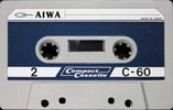 Compact Cassette Aiwa 60 Type I Normal 1968 Japan