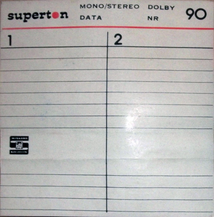 Compact Cassette Superton 90 Type II Chrome 1980 Near East
