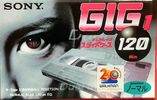 Compact Cassette Sony GIG-1 120 "C-120GIG1E" Type I Normal 1999 Japan