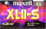 Compact Cassette Maxell XLII-S 46 Type II Chrome 1998 Europe