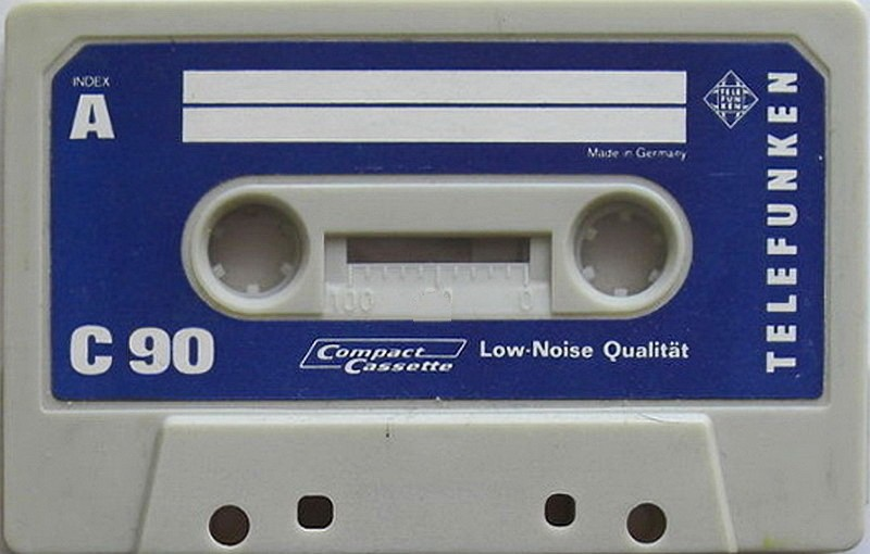 Compact Cassette Telefunken 90 Type I Normal 1974 Germany