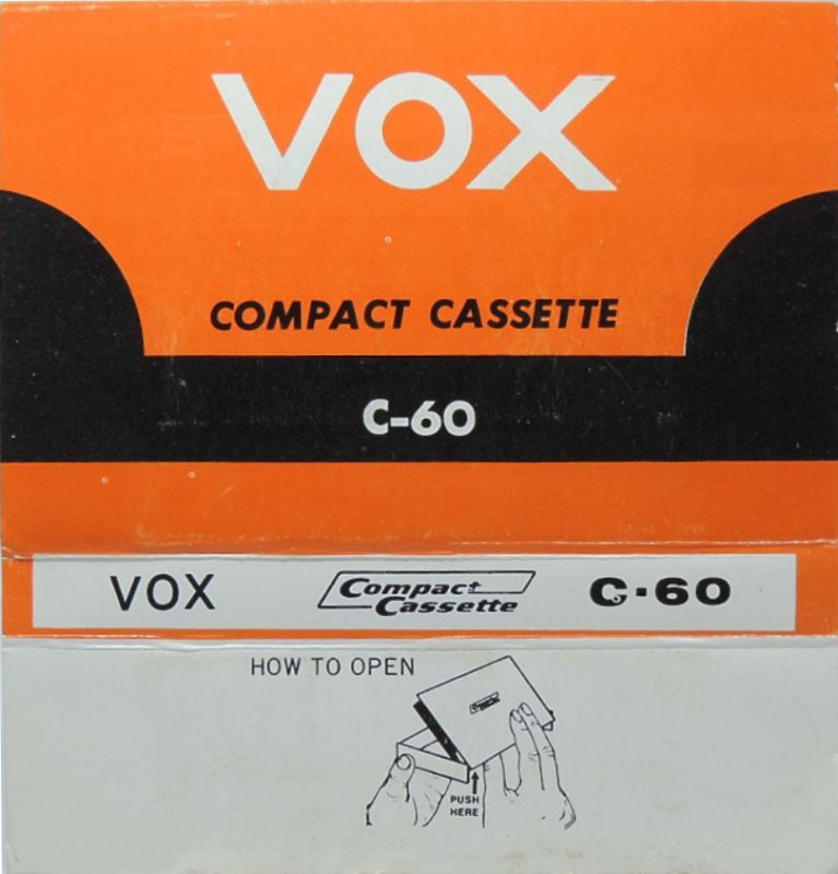 Compact Cassette VOX 60 Type I Normal Japan