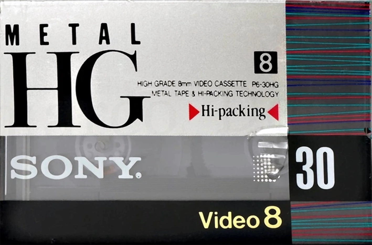 Video8, Hi8, Digital8 Sony HG 30 "P6-30HG" Type IV Metal 1991 Japan