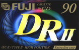 Compact Cassette Fuji DR-II 90 Type II Chrome 1998 Worldwide