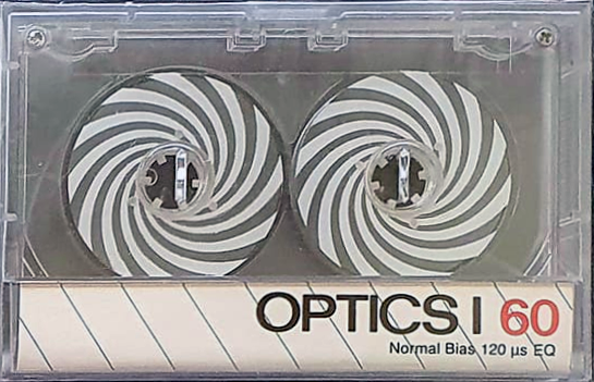 Compact Cassette Reel Cleer Optics I 60 Type I Normal 1984 USA