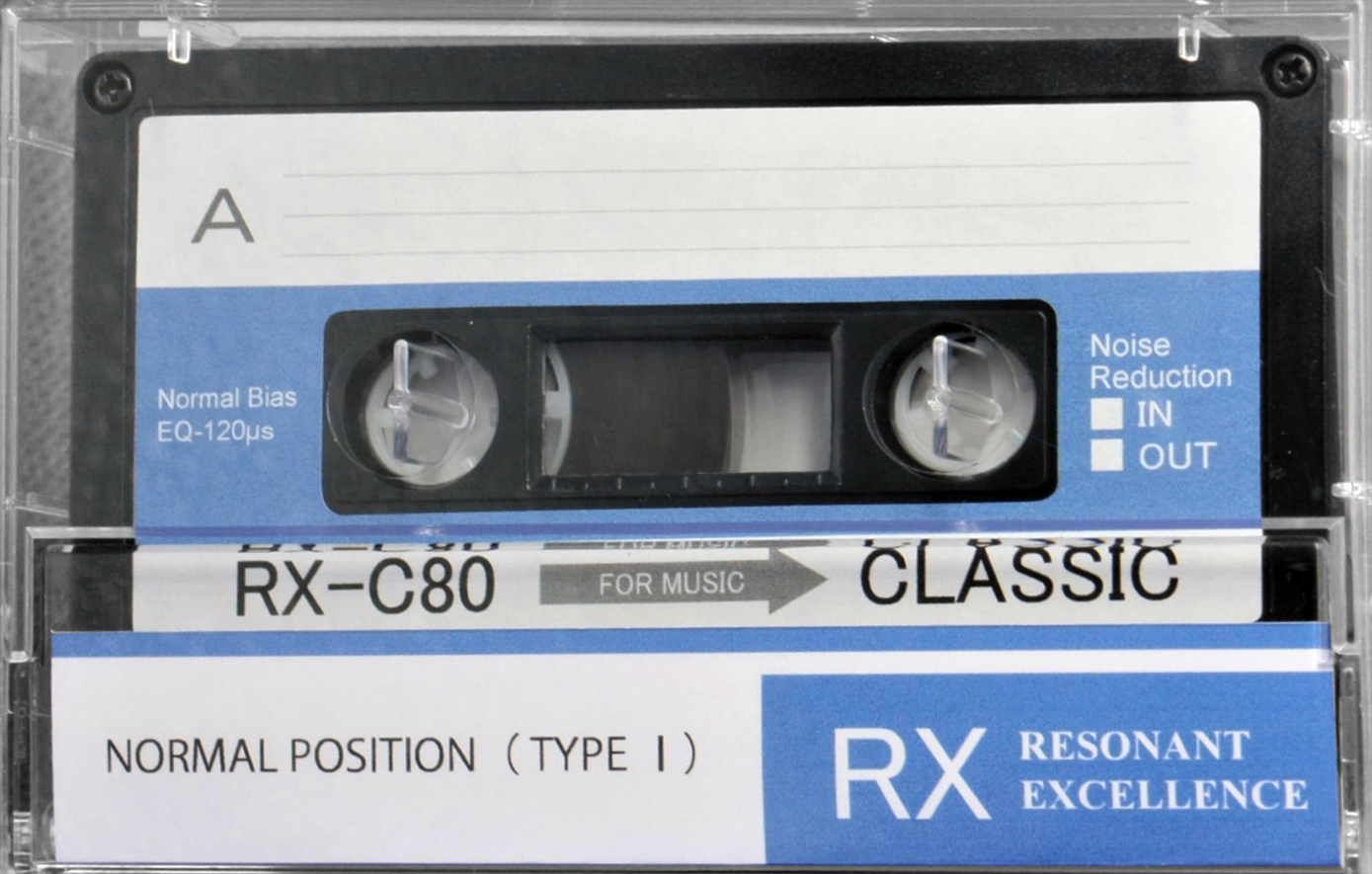 Compact Cassette Classic RX / Sky Blue 80 Type I Normal 2021 Worldwide