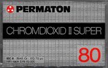 Compact Cassette Permaton 80 Type II Chrome 1980 Germany