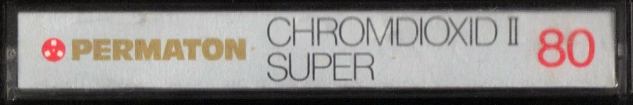 Compact Cassette Permaton Cromdioxid II Super 80 Type II Chrome 1980 Germany