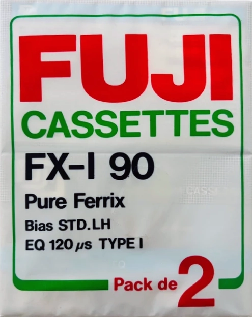 2 pack Fuji FX-I 90 Type I Normal 1980 Europe, North America