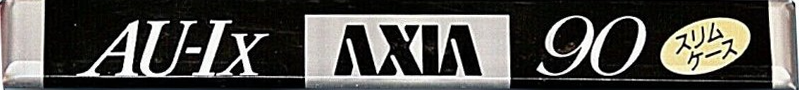 Compact Cassette AXIA AU-Ix 90 "AU-1X 90" Type I Normal 1991 Japan