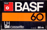 Compact Cassette BASF LH 60 Type I Normal 1977 Europe