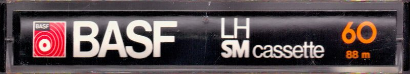 Compact Cassette BASF LH 60 Type I Normal 1977 Europe