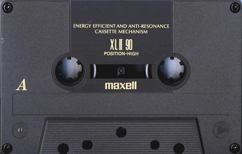 Compact Cassette Maxell XLII 90 Type II Chrome 1992 North America