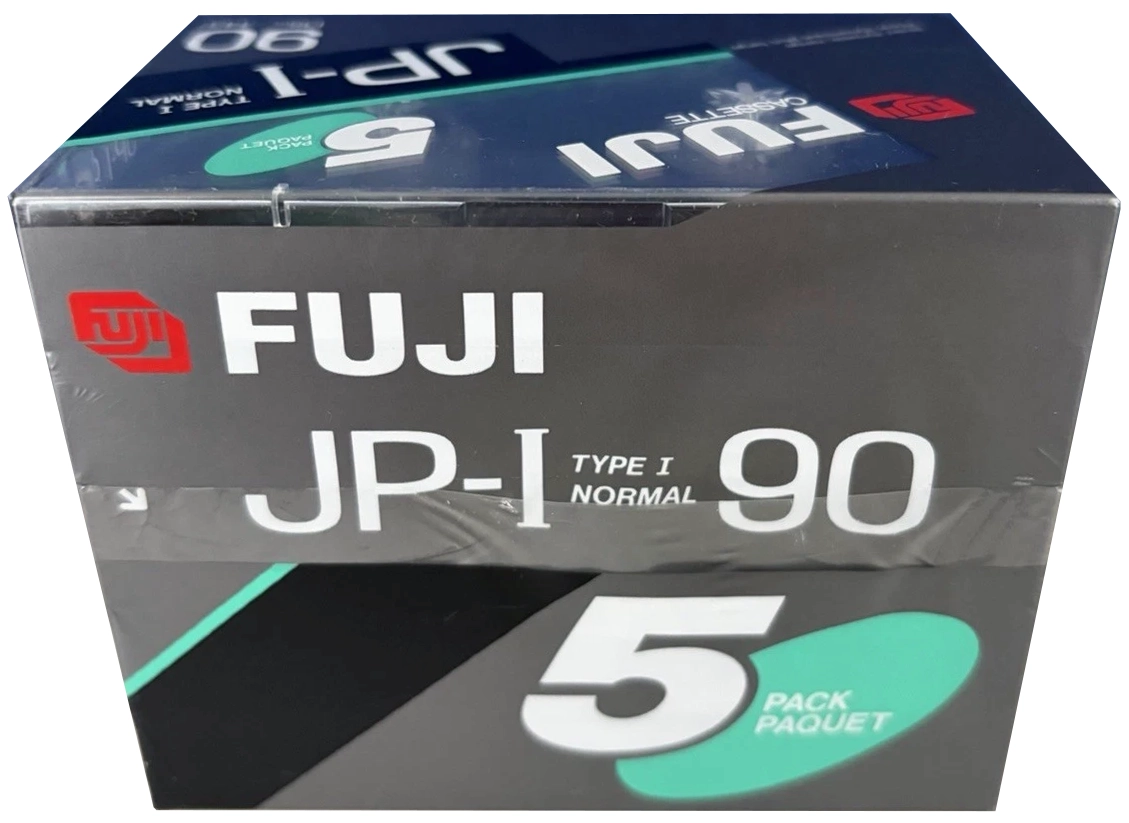 5 pack Fuji JP-I 90 Type I Normal 1989 Europe
