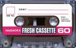 Compact Cassette Nagaoka Fresh 60 Type I Normal 1974 Japan