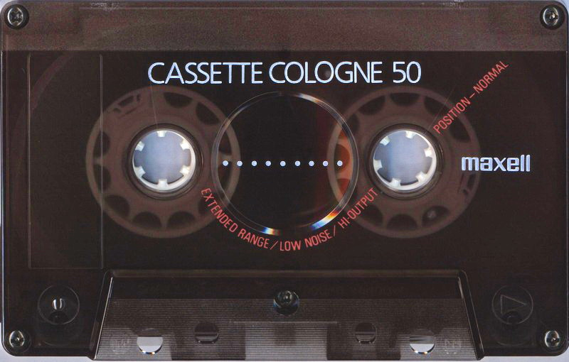 Compact Cassette Maxell Cologne 50 "CC-50B" Type I Normal 1990 Japan