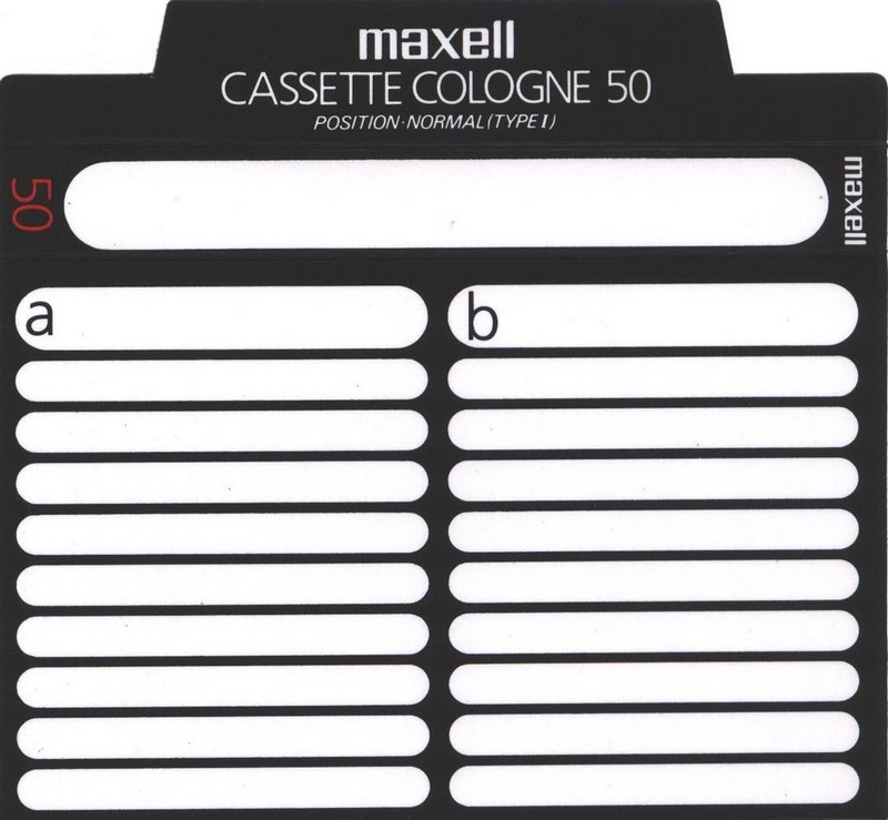 Compact Cassette: Maxell / Hitachi Maxell - Cologne 50