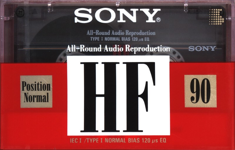 Compact Cassette Sony HF 90 Type I Normal 1992 Europe