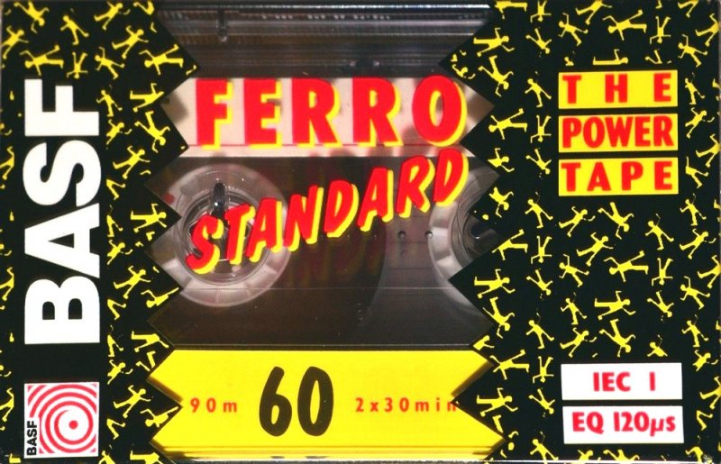 Compact Cassette BASF Ferro Standard 60 Type I Normal 1991 Worldwide