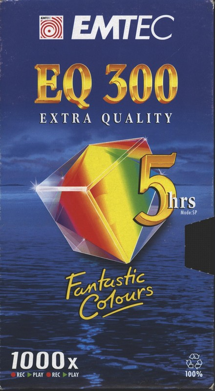 VHS, Video Home System Emtec EQ 300 Type II Chrome 2002 Worldwide