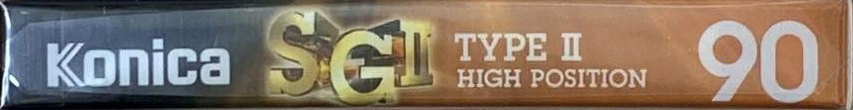Compact Cassette Konica SG 90 Type II Chrome 1993 Europe