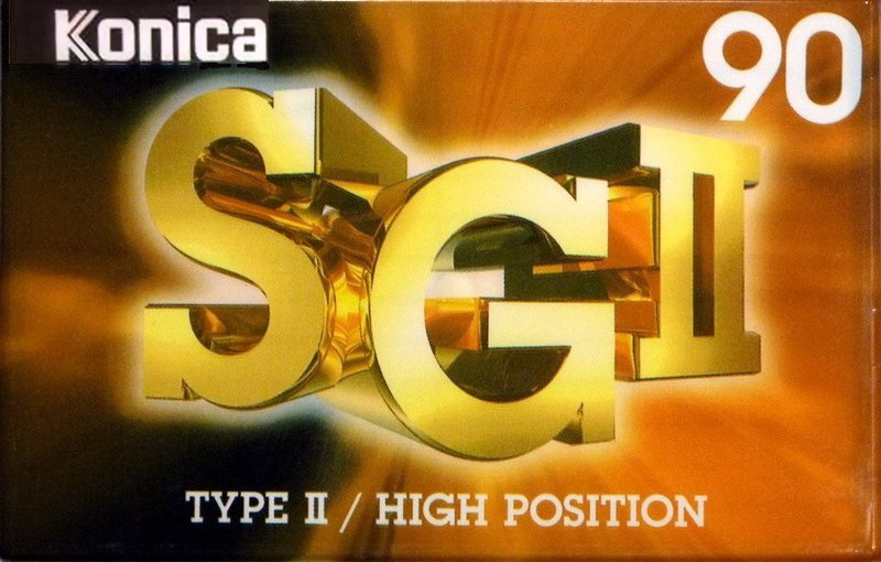 Compact Cassette Konica SG 90 Type II Chrome 1993 Europe