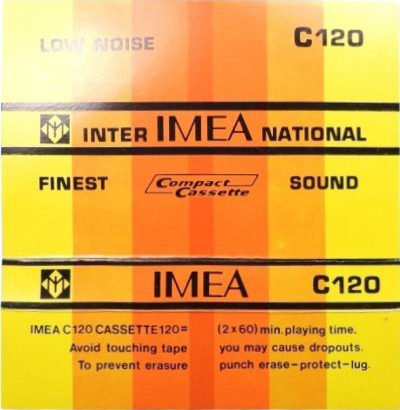 Compact Cassette Imea 120 Type I Normal Unknown Country