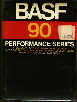 TRACK-8 BASF performance series 90 Type I Normal 1976 USA