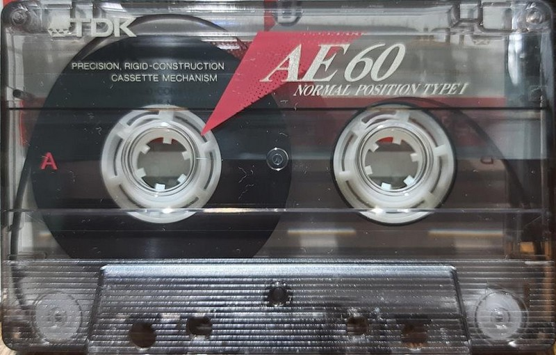 Compact Cassette TDK AE 60 "AE-60A" Type I Normal 1995 Japan