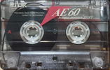 Compact Cassette TDK AE 60 "AE-60A" Type I Normal 1995 Japan