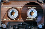 Compact Cassette Melectronic MHQ II-S 90 Type II Chrome 1994 Switzerland