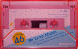 Compact Cassette Sanyo We Love Music 46 "Red" Type I Normal 1986 Japan