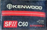 Compact Cassette Kenwood SF 60 "SF II" Type I Normal 1981 Japan