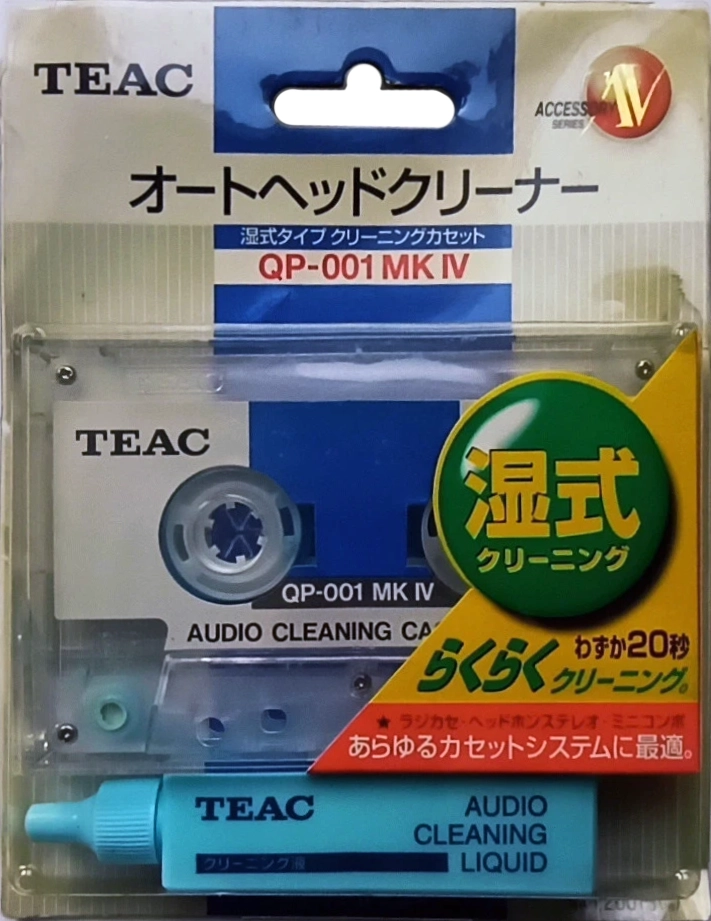 Blister Teac "QP-001 MK IV" Cleaning Cassette Japan