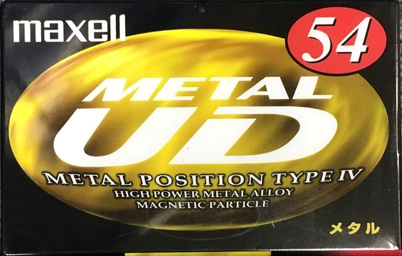 Compact Cassette Maxell Metal UD 54 "MUD-54L" Type IV Metal 1997 Japan