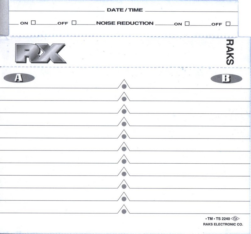 Compact Cassette: RAKS  - ED-S 46