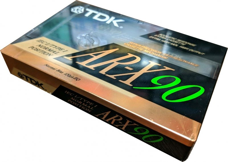 Compact Cassette TDK AR-X 90 "AR-X90AS" Type I Normal 1991 Australia