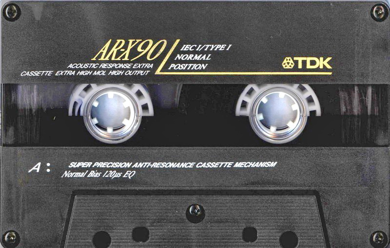Compact Cassette TDK AR-X 90 "AR-X90AS" Type I Normal 1991 Australia