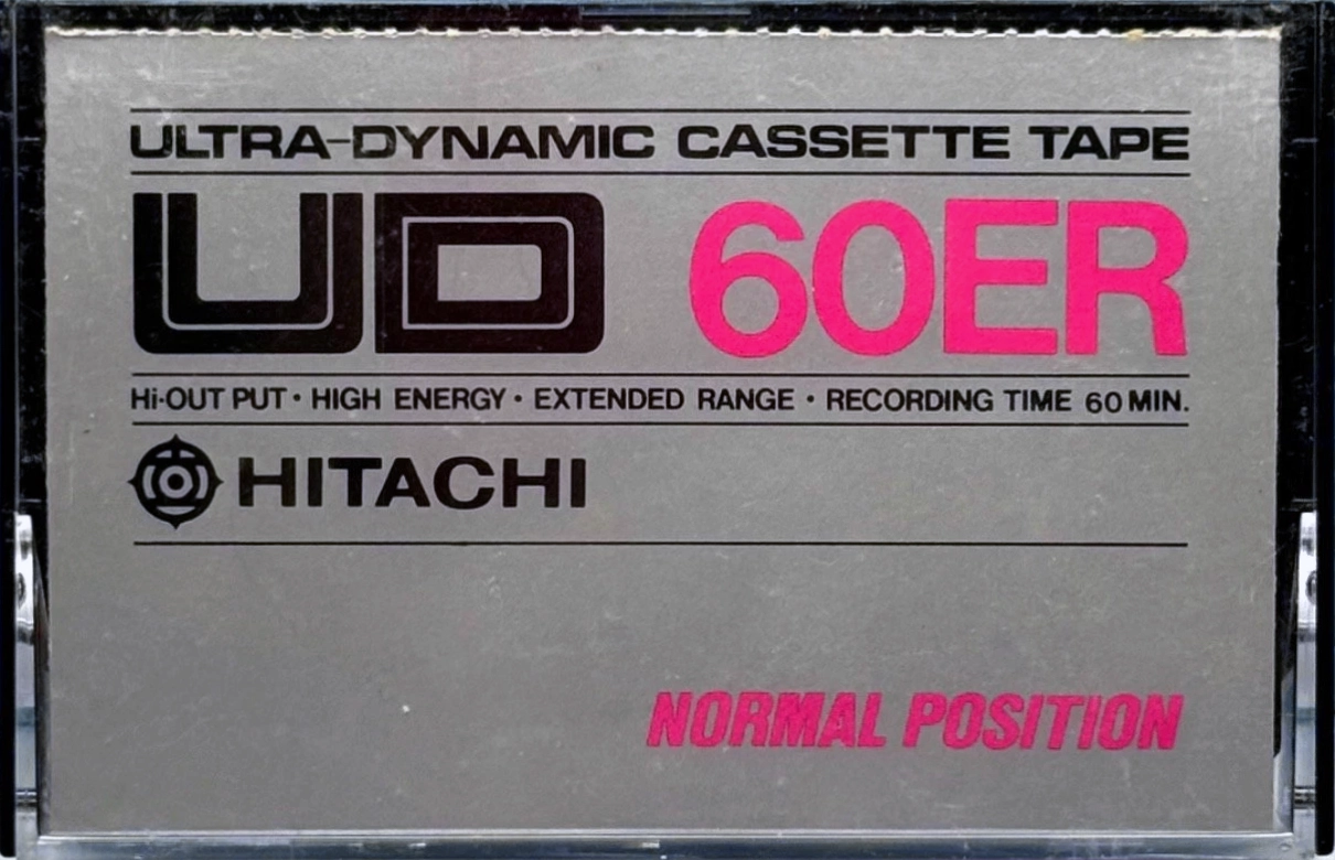 Compact Cassette Hitachi UD 60 "C60ER" Type I Normal 1977 Japan