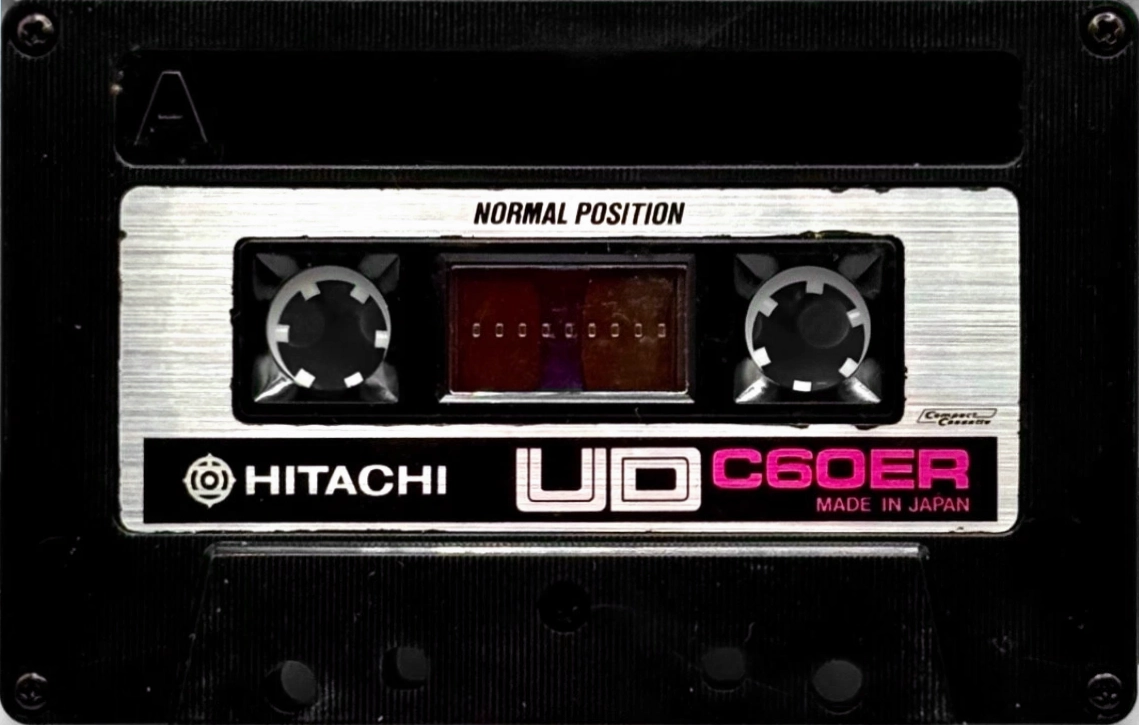 Compact Cassette Hitachi UD 60 "C60ER" Type I Normal 1977 Japan