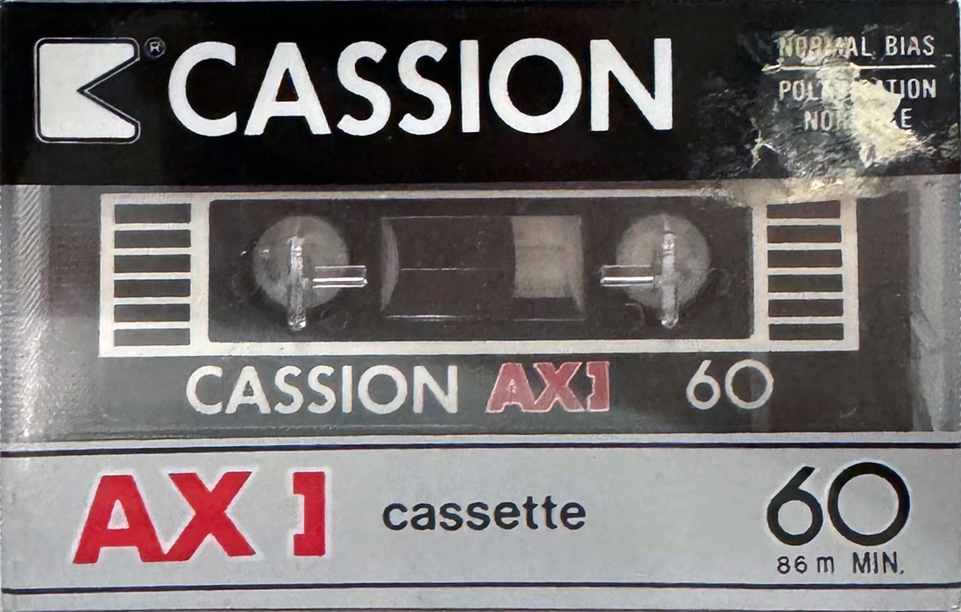 Compact Cassette Cassion AX I 60 Type I Normal 1985 Canada