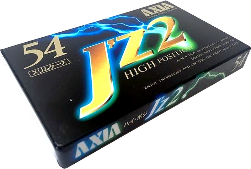 Compact Cassette AXIA J`z 2 54 "JZ2B 54" Type II Chrome 1993 Japan